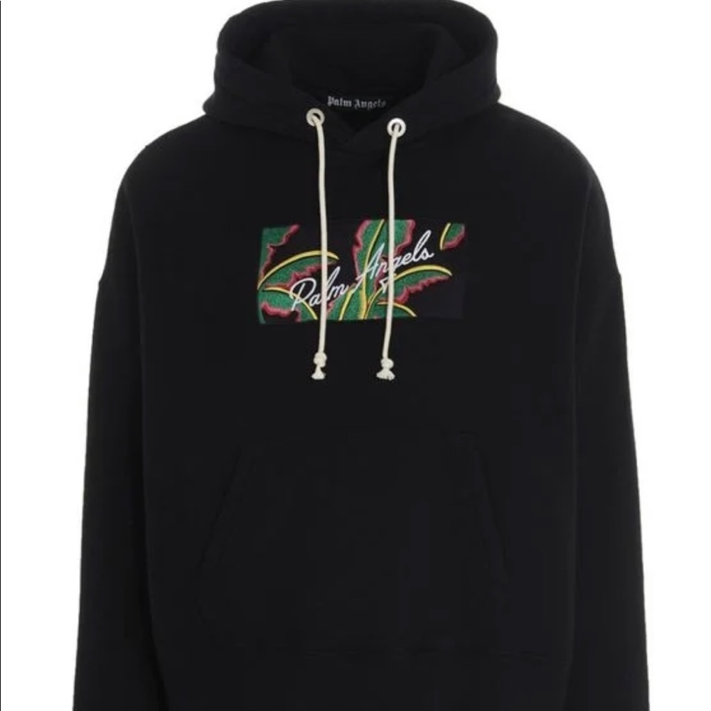 Palm Angels Tropical Logo Pullover Hoodie